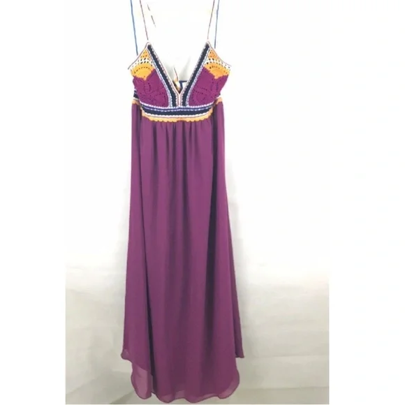 Violet Sunset Crocheted Dress by Maeve - Picture 4 of 6